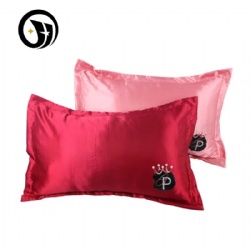 OEM ODM Custom Logo Printing Satin Sublimation Silk Pillows Covers Soft and Smooth Pillow Cases for Bed