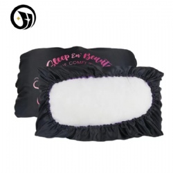 Custom Logo Double Layer sublimation pillow cases cover Satin Soft pillow case cover for Bedding hair protect