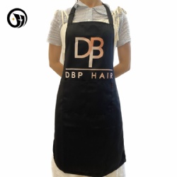 Waterproof Adjustable Apron Hairdressing Hair Cutting Barber Cape and Apron with Glitter Printing